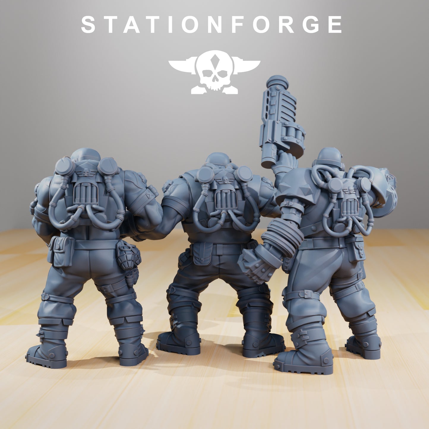 Produktfoto 28mm Tabletop Minis Stationforge: National Guard Guerrillas