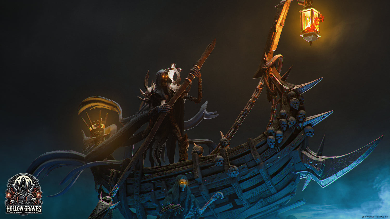 Dieses Bild ist das Kategoriebild für das Release 24_10: Hollow Graves – Rescale Miniatures Kapitel mit Geistern, Reitern und Bestien