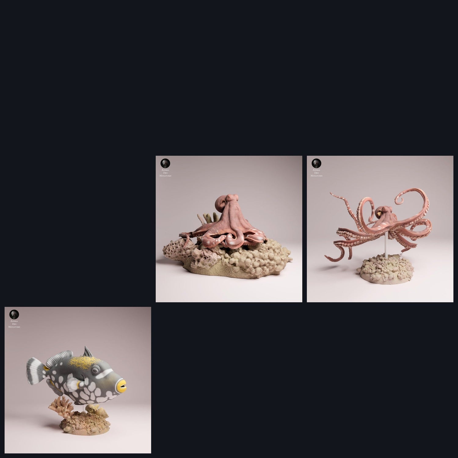 Dieses Bild ist das Kategoriebild für das Release 25_10: Riff-Tierminiaturen und Tierfiguren für Diorama und Modellbau