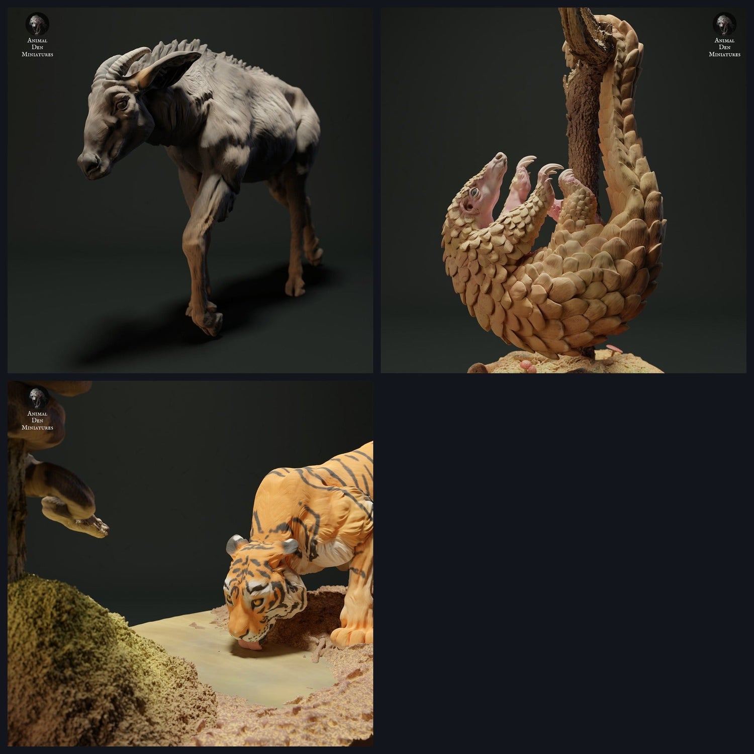 Dieses Bild ist das Kategoriebild für das Release 23_05: Asiatische Dschungel-Tierfiguren für Diorama und Modellbau