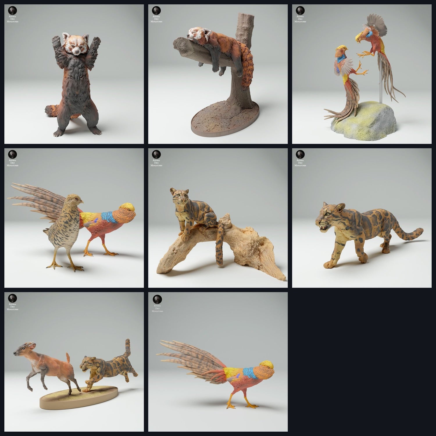 Dieses Bild ist das Kategoriebild für das Release 25_02: Asiatische Tierfiguren und Tierminiaturen für Diorama und Modellbau
