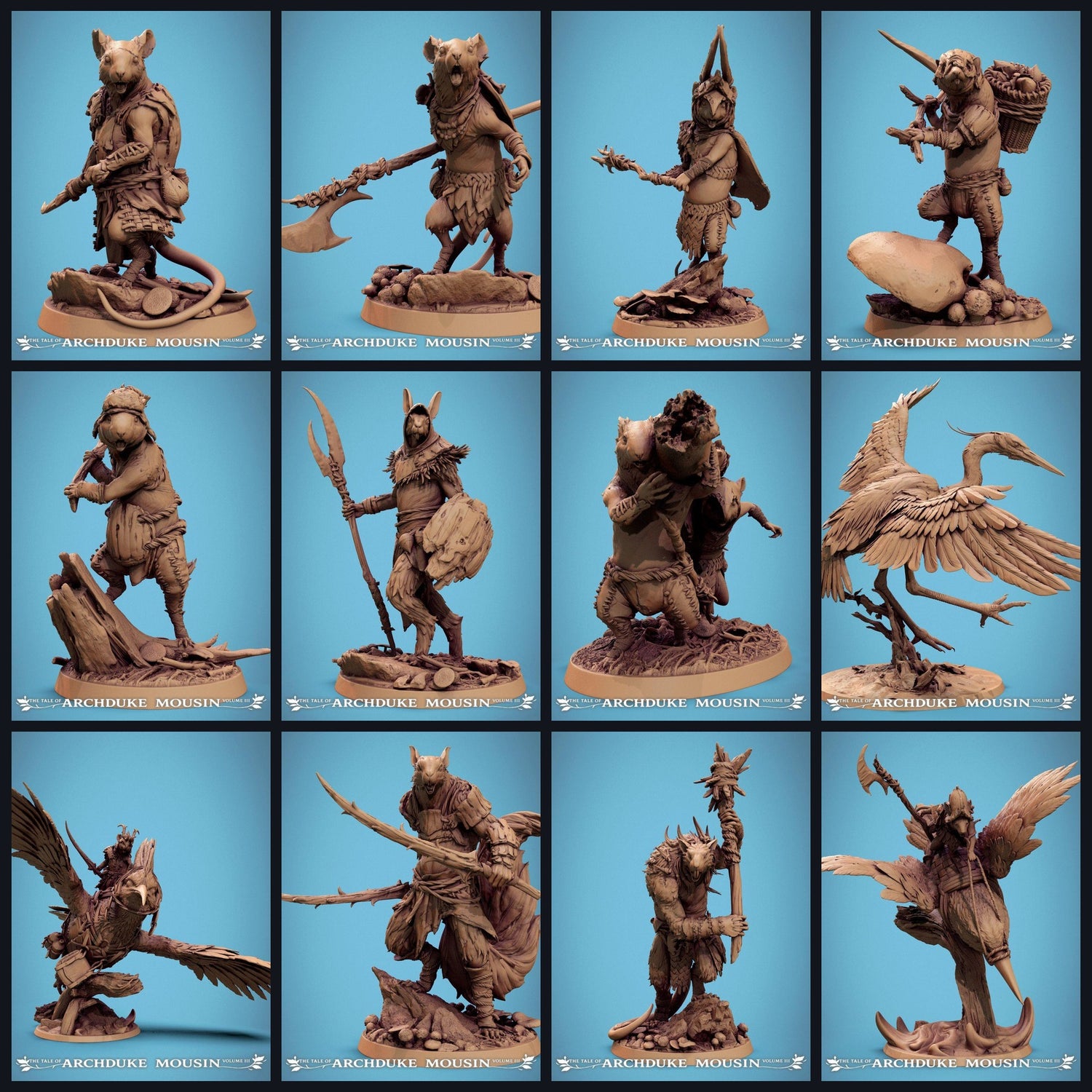 Dieses Bild ist das Kategoriebild für das Release 25_07: The Tales of Archduke Mousin Tome 3 – Rescale Miniaturen