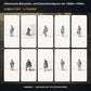 Diorama Modellbau Produktfoto 7: Diorama Figuren-Set: Gleisarbeiter und Bahninstandhaltung Figuren-Set (Nr. S44) - 7 Figuren