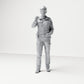 Diorama Modellbau Produktfoto 0: Stehende Figur: Polizist mit Dienstgürtel & Taschenlampe (B019)