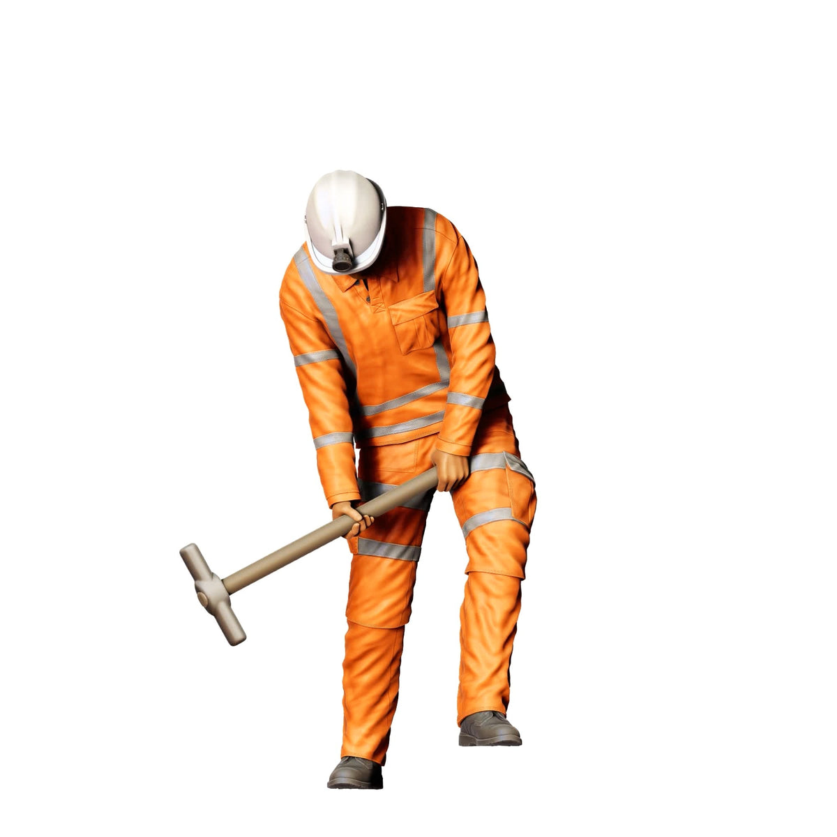 Diorama Modellbau Produktfoto 0: Diorama Figuren-Set: Gleisarbeiter und Bahninstandhaltung Figuren-Set (Nr. S44) - 7 Figuren