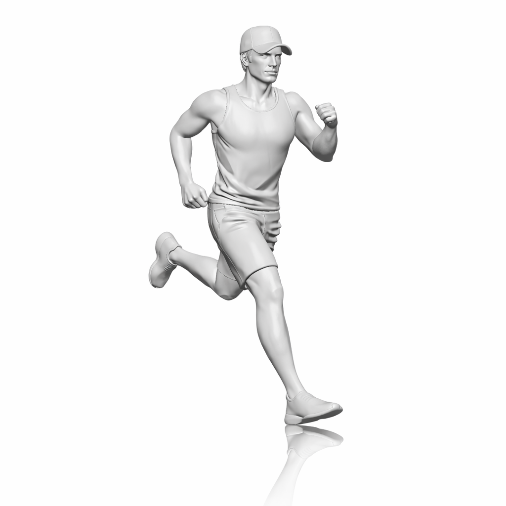 Diorama Modellbau Produktfoto 8: Diorama Figuren-Set: Sport, Freizeit und Athleten Figuren-Set - 8 Figuren