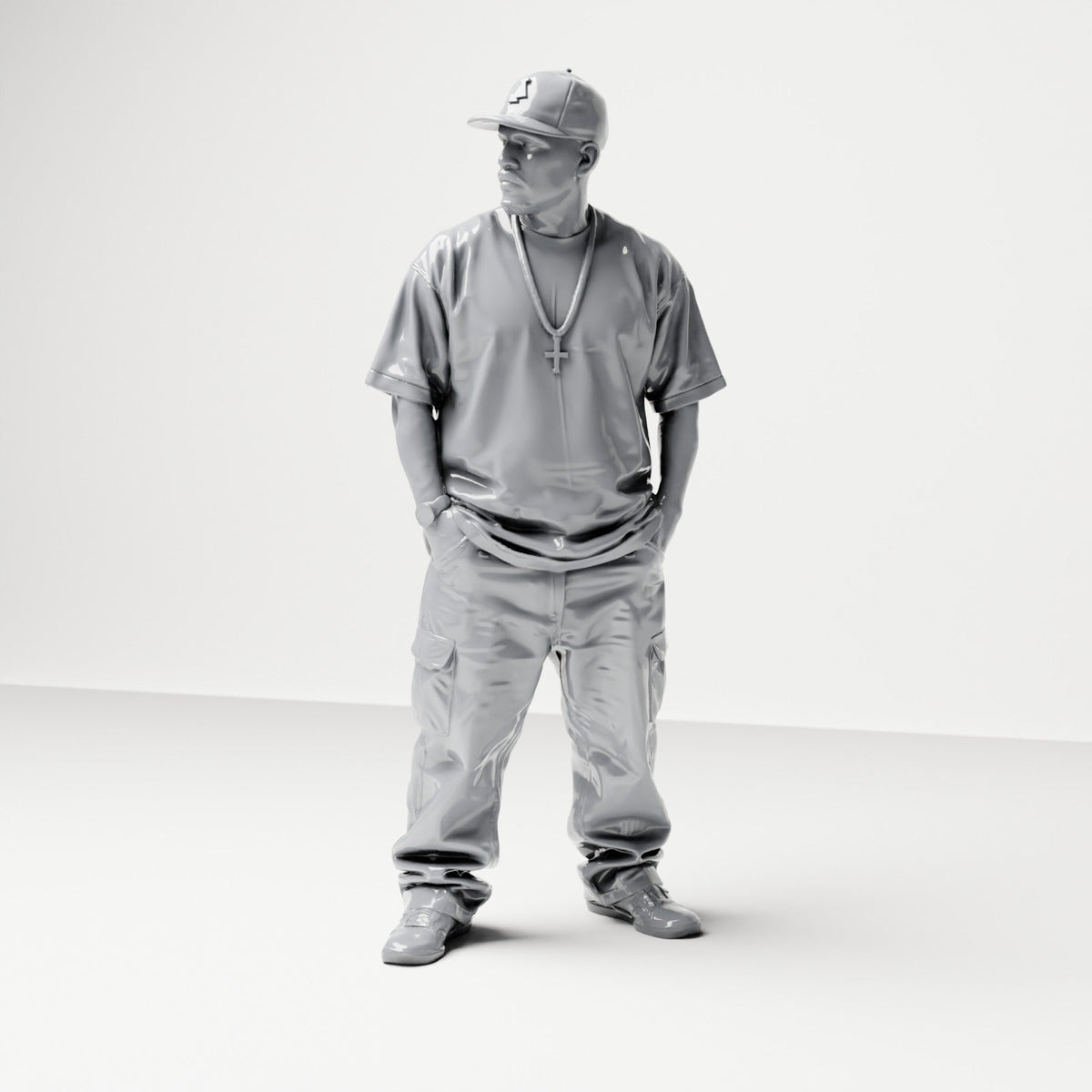 Diorama Modellbau Produktfoto 1: Diorama Figuren-Set: Hip-Hop, Urban und Streetwear Figuren-Set