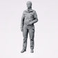Diorama Modellbau Produktfoto 0: Stehende Figur: Deutscher Polizist in Uniform mit POLIZEI-Aufnäher (B024)