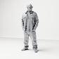 Diorama Modellbau Produktfoto 0: Stehende Figur: Mann in Straßenkleidung mit Händen in Hosentaschen (B027)