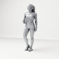 Diorama Modellbau Produktfoto 0: Stehende Figur: Sportlerin in Trainingskleidung mit Trinkflasche (B036)