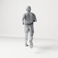 Diorama Modellbau Produktfoto 2: Gehende Figur: Jogger in Sportkleidung (B043)