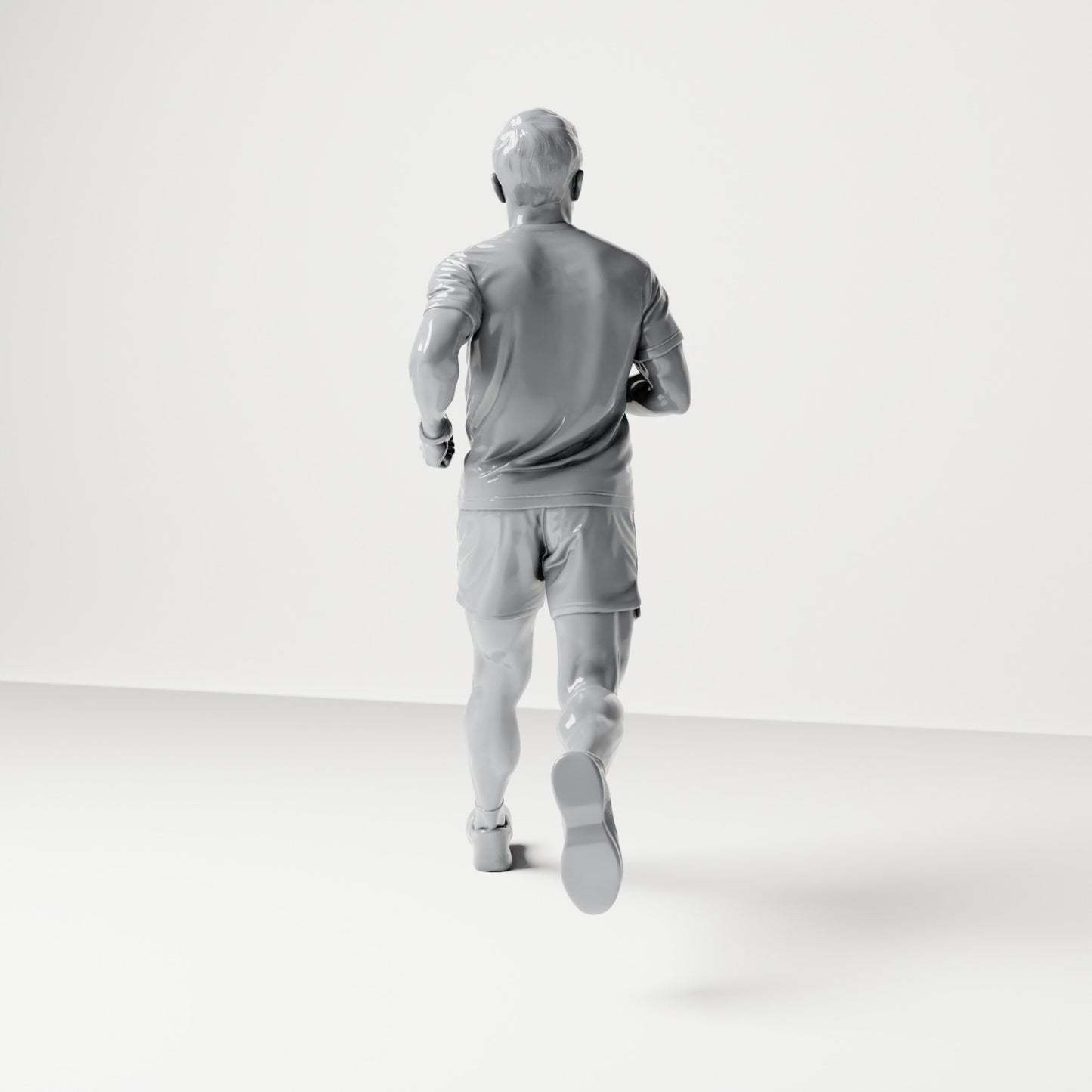 Diorama Modellbau Produktfoto 2: Gehende Figur: Jogger in Sportkleidung (B043)