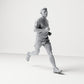 Diorama Modellbau Produktfoto 3: Gehende Figur: Jogger in Sportkleidung (B043)
