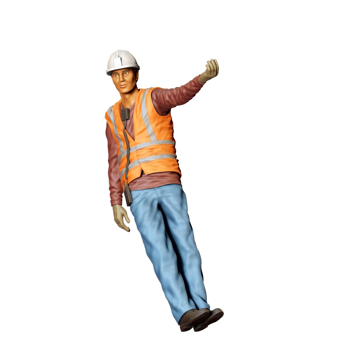 Diorama Modellbau Produktfoto 3: Diorama Figuren-Set: Gleisarbeiter und Bahninstandhaltung Figuren-Set (Nr. S44) - 7 Figuren