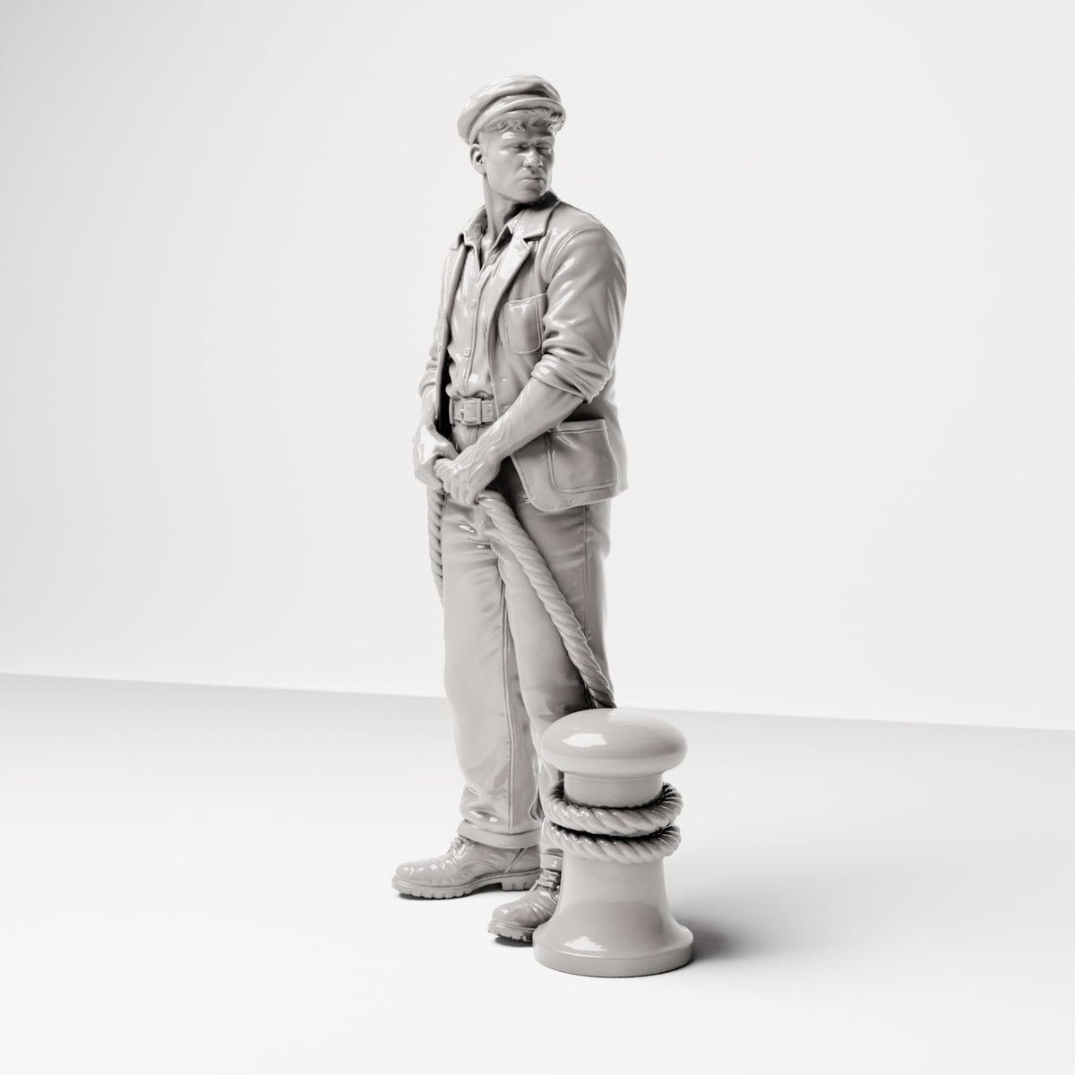 Diorama Modellbau Produktfoto 9: Diorama Figuren-Set: Historische Hafen- und Dockarbeiter der 1920er-1930er