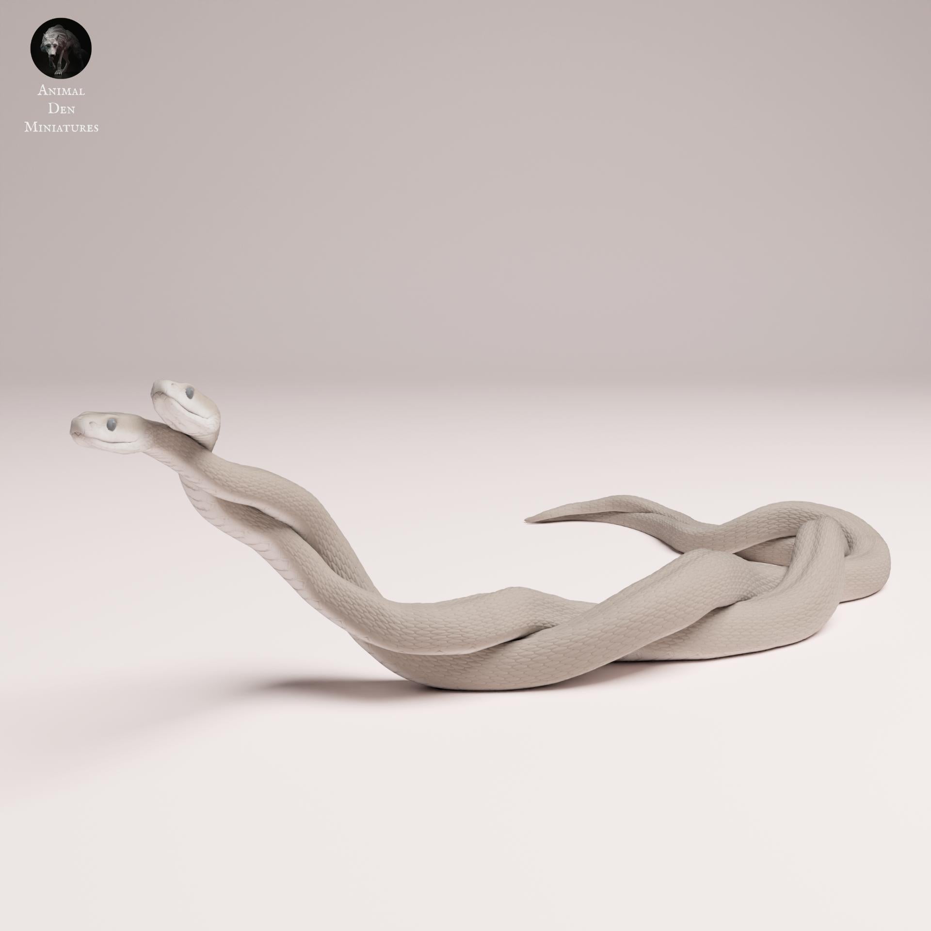 Produktfoto Tier Figur Diorama, Modellbau: 0: Dschungel Tier Figuren: Paarende Schwarze Mambas (Ref 25_08_11)