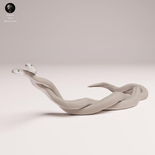 Produktfoto Tier Figur Diorama, Modellbau: 0: Dschungel Tier Figuren: Paarende Schwarze Mambas (Ref 25_08_11)