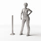 Diorama Modellbau Produktfoto 1: Diorama Straße: Eisen-Sicherheitspoller für Gehwege (Ref. 1005D)