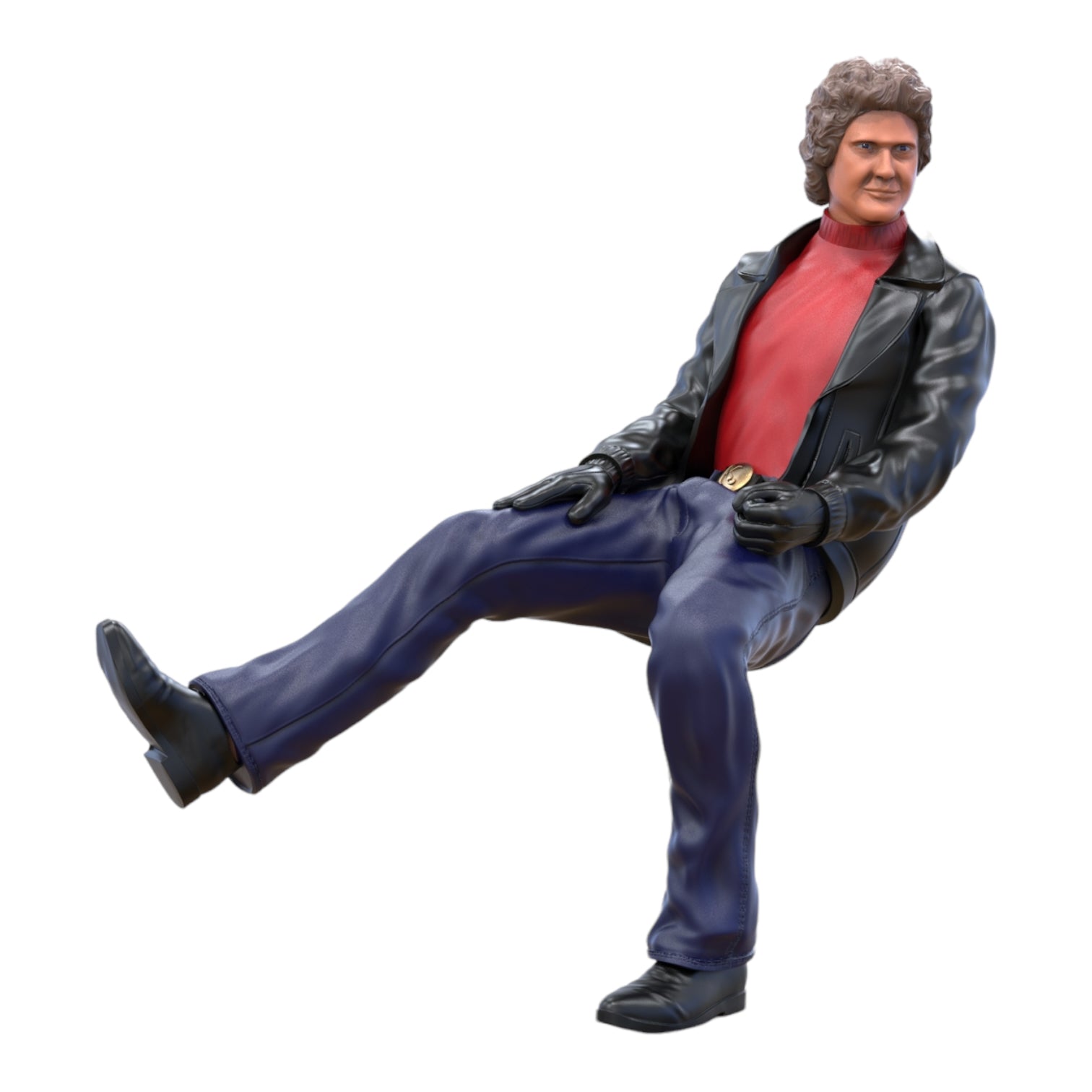 Produktfoto Diorama und Modellbau Miniatur Figur: Cooler Typ sitzend