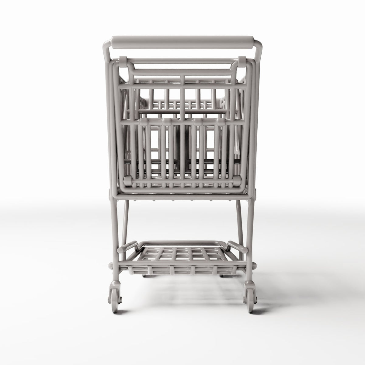 Diorama Modellbau Produktfoto 2: Diorama Markt: Einkaufswagen für Supermarkt (Ref. 1063D)