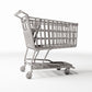 Diorama Modellbau Produktfoto 3: Diorama Markt: Einkaufswagen für Supermarkt (Ref. 1063D)