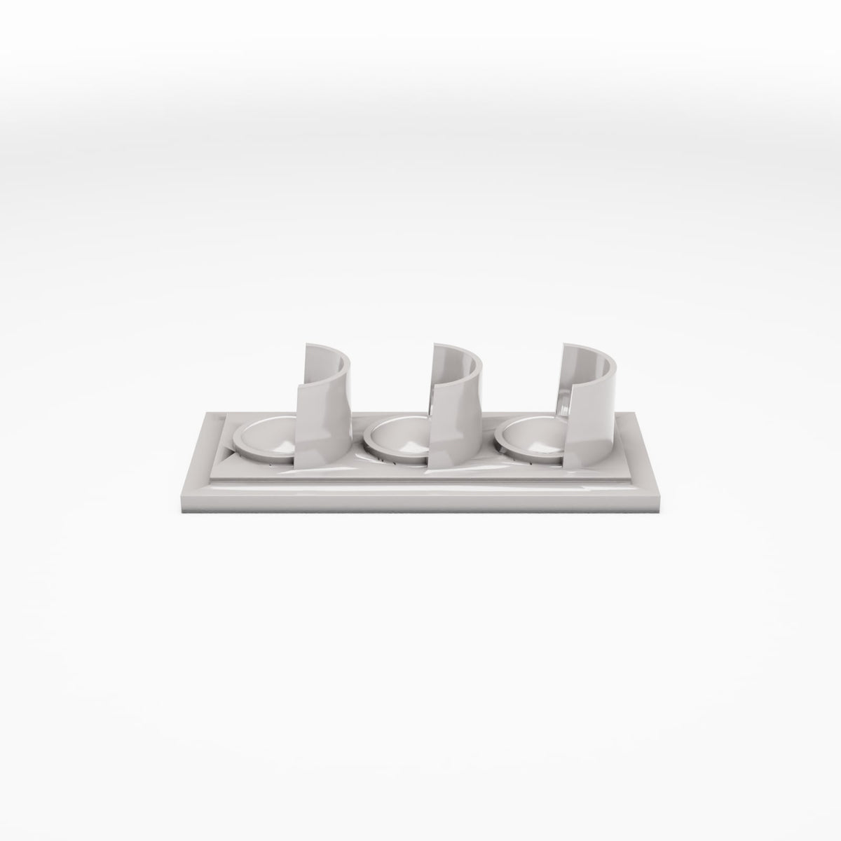 Diorama Modellbau Produktfoto 2: Diorama Straße: Straßenampel mit drei Signalen (Ref. 1137D)
