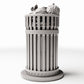 Diorama Modellbau Produktfoto 3: Diorama Straße: Öffentlicher Mülleimer mit Abfall (Ref. 1151D)