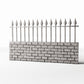 Diorama Modellbau Produktfoto 0: Diorama Außenbereich: Niedrige Steinmauer mit Metallzaun (Ref. 1196D)