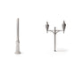 Diorama Modellbau Produktfoto 0: Diorama Infrastruktur: Antiker Doppellaternenmast Typ A als Baugruppe (Ref. 1236D)