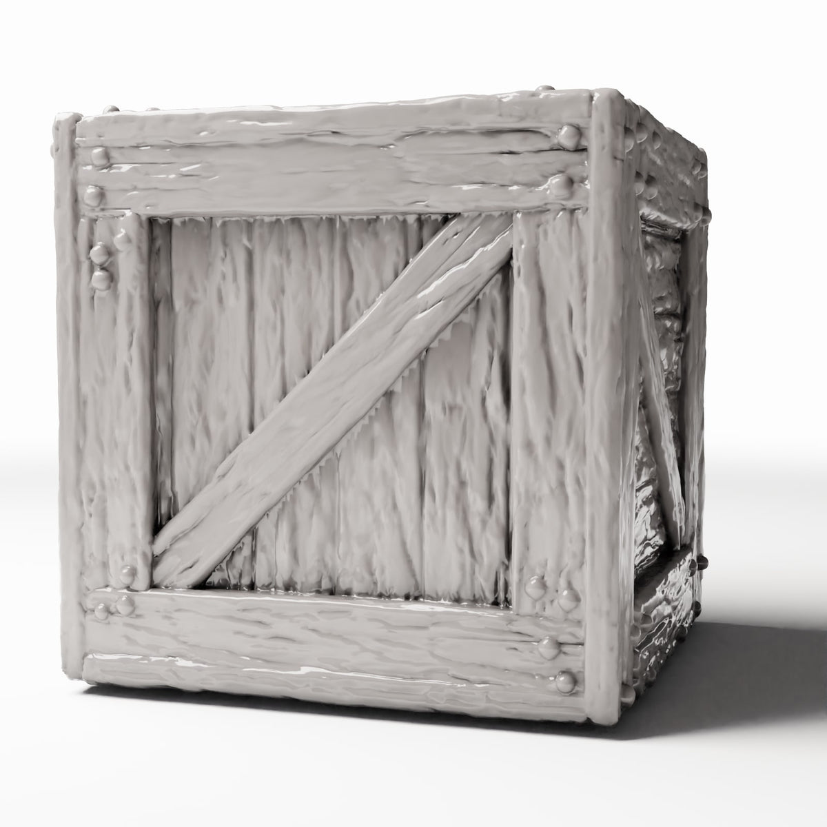 Diorama Modellbau Produktfoto 0: Diorama Lager: Rustikale Miniaturkiste (Ref. 1369D)