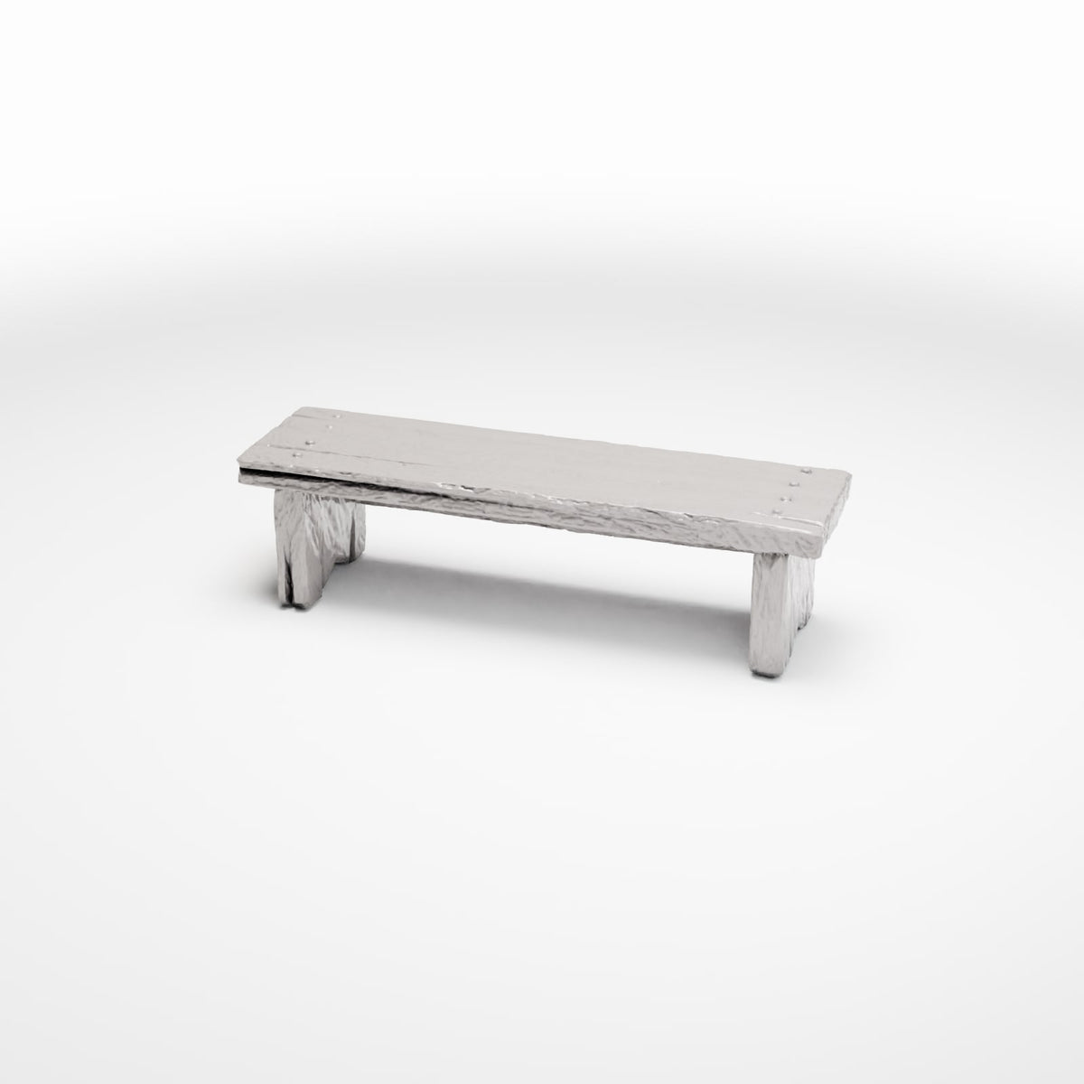 Diorama Modellbau Produktfoto 0: Diorama Möbel: Rustikale Miniaturbank für die Küche (Ref. 1488D)