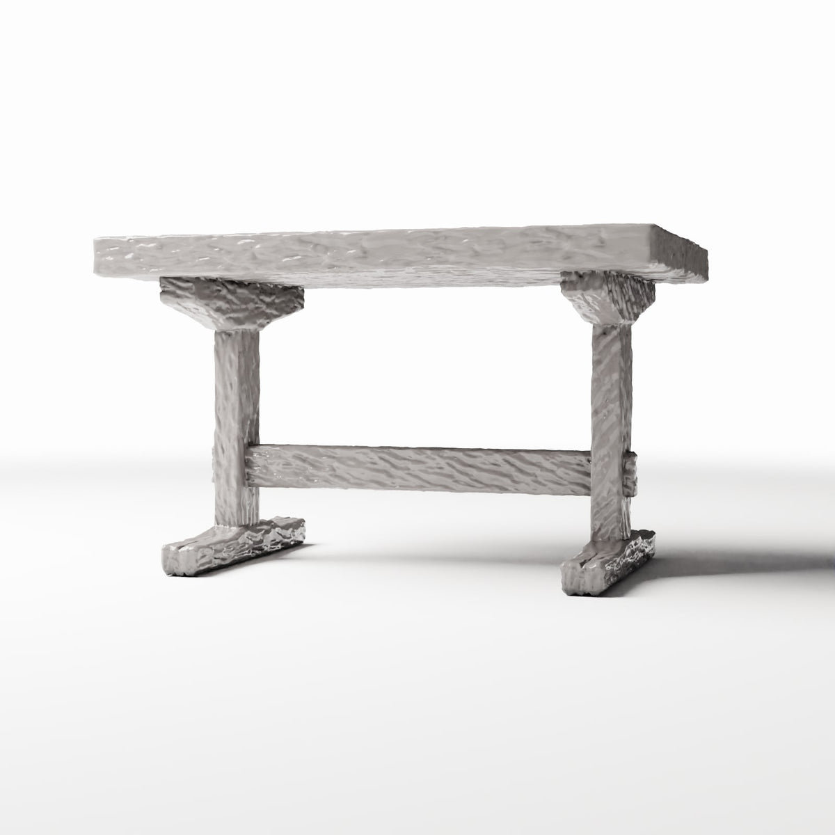 Diorama Modellbau Produktfoto 0: Diorama Küche: Rustikaler Holztisch für Miniaturküche (Ref. 1500D)