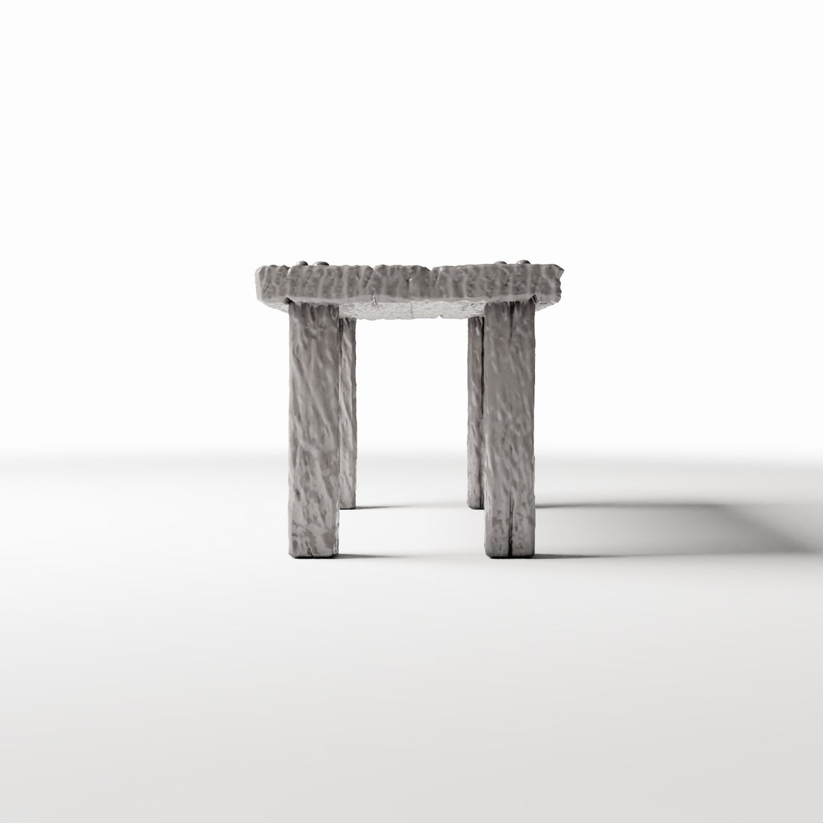 Diorama Modellbau Produktfoto 2: Diorama Küche: Rustikaler Holztisch für die Miniaturküche (Ref. 1502D)