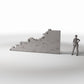 Diorama Modellbau Produktfoto 1: Diorama Gebäude: Beschädigte Ziegelmauer als Gebäudedetail (Ref. 1627D)