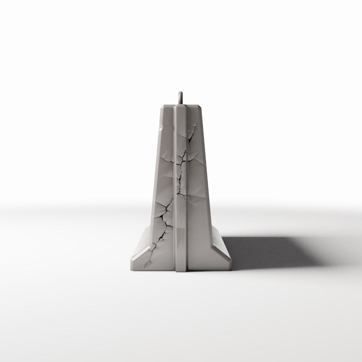Diorama Modellbau Produktfoto 2: Diorama Militär: Betonbarriere Typ C mit Hebeösen (Ref. 1665D)