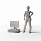 Diorama Modellbau Produktfoto 1: Diorama Militär: Desktop-Computer als Militärdiorama-Zubehör (Ref. 1666D)