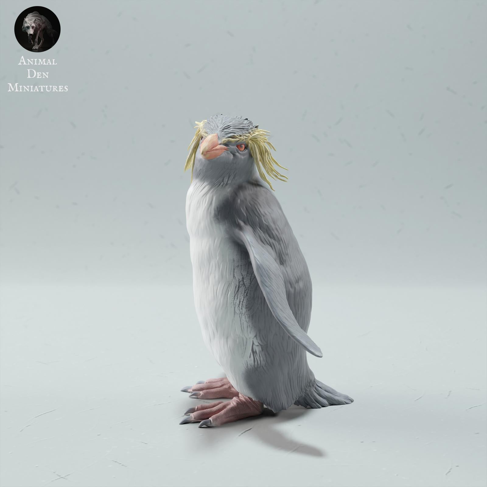 Produktfoto Tier Figur Diorama, Modellbau: 0: Meerestier Figur: Felsenpinguin – Rockhopper (Ref 01_01_64)