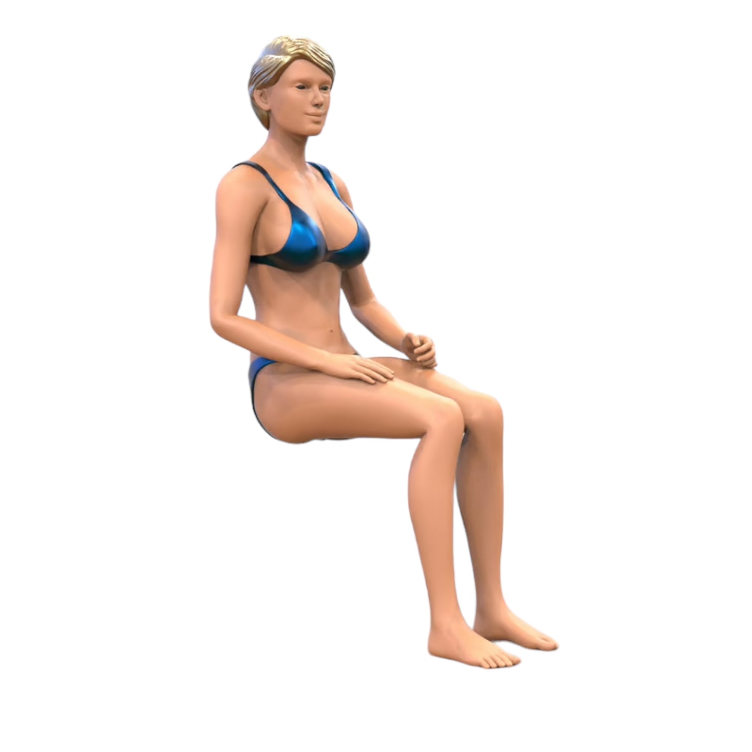 Produktfoto  0: Frau im Bikini - sitzend