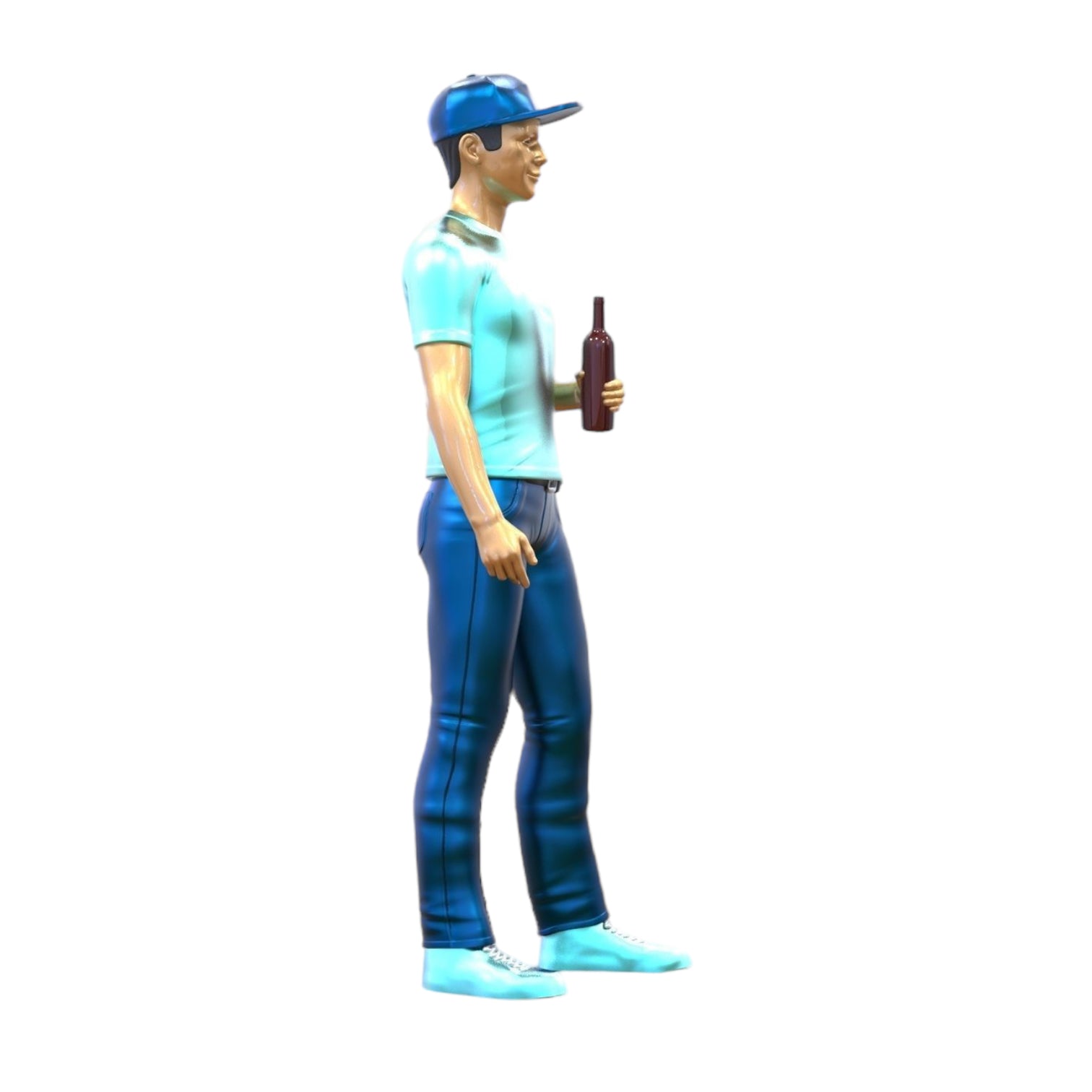 Produktfoto  0: Mann mit Bier