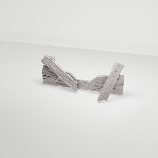 Diorama Modellbau Produktfoto 0: Diorama Gelände: Zerbrochene Holzabsperrung (Ref. 235D)