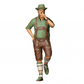 Miniatur Figur Oktoberfest: Wiesen Gäste: Mann mit traditionellem Outfit und Bier Krug (Nr. 289)