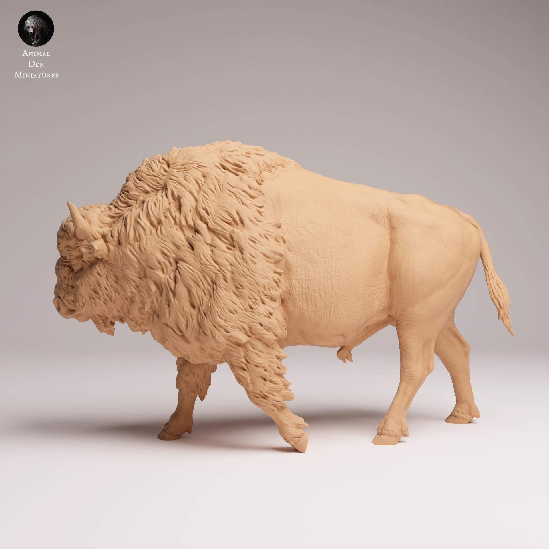 Produktfoto Tier Figur Diorama, Modellbau: 0: Wildtier Figur: Amerikanischer Bison Bulle – Prärie Koloss (Ref 25_09_12)