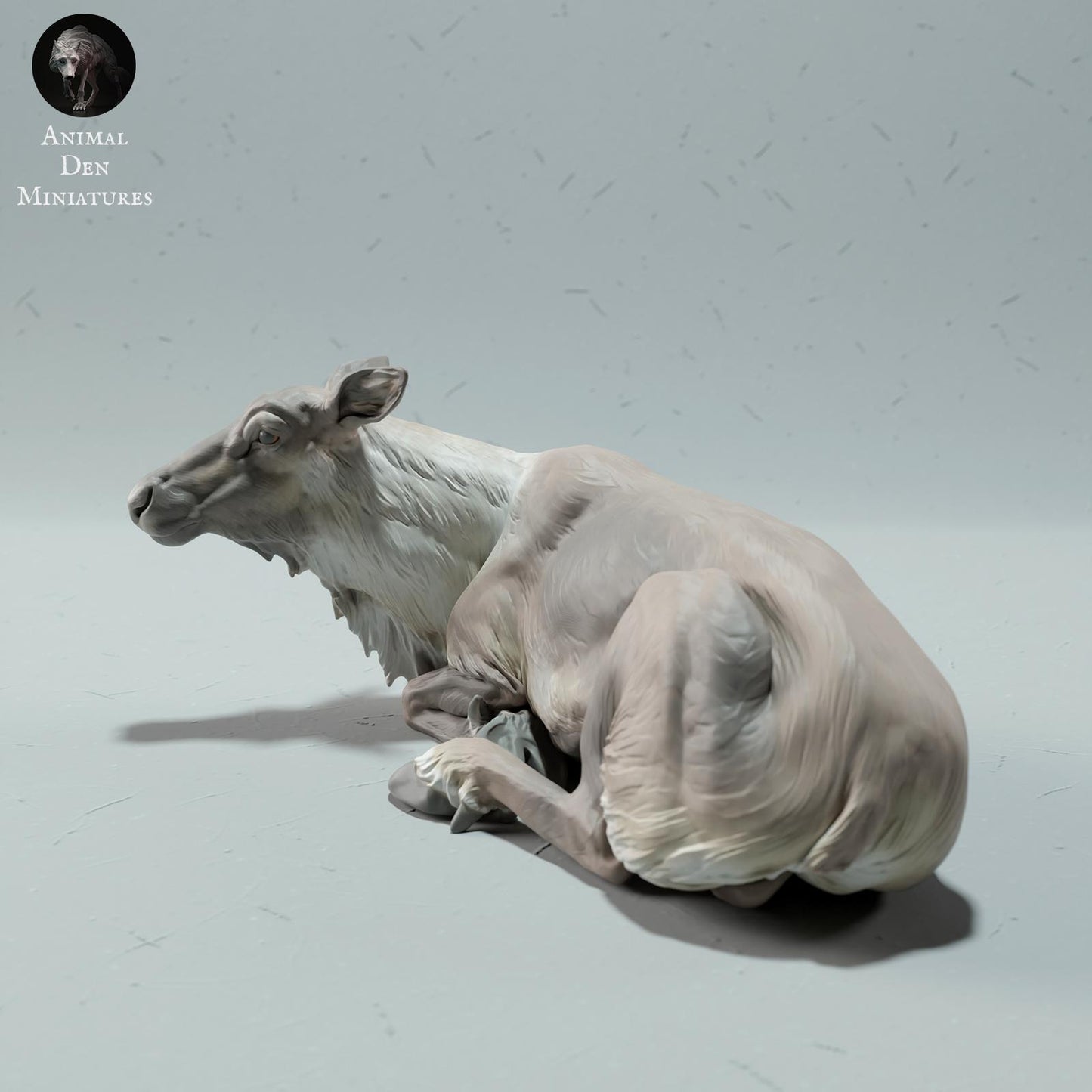 Produktfoto Tier Figur Diorama, Modellbau: 0: Wildtier Figur: Rentier / Karibu Weibchen (Ref 01_01_67)