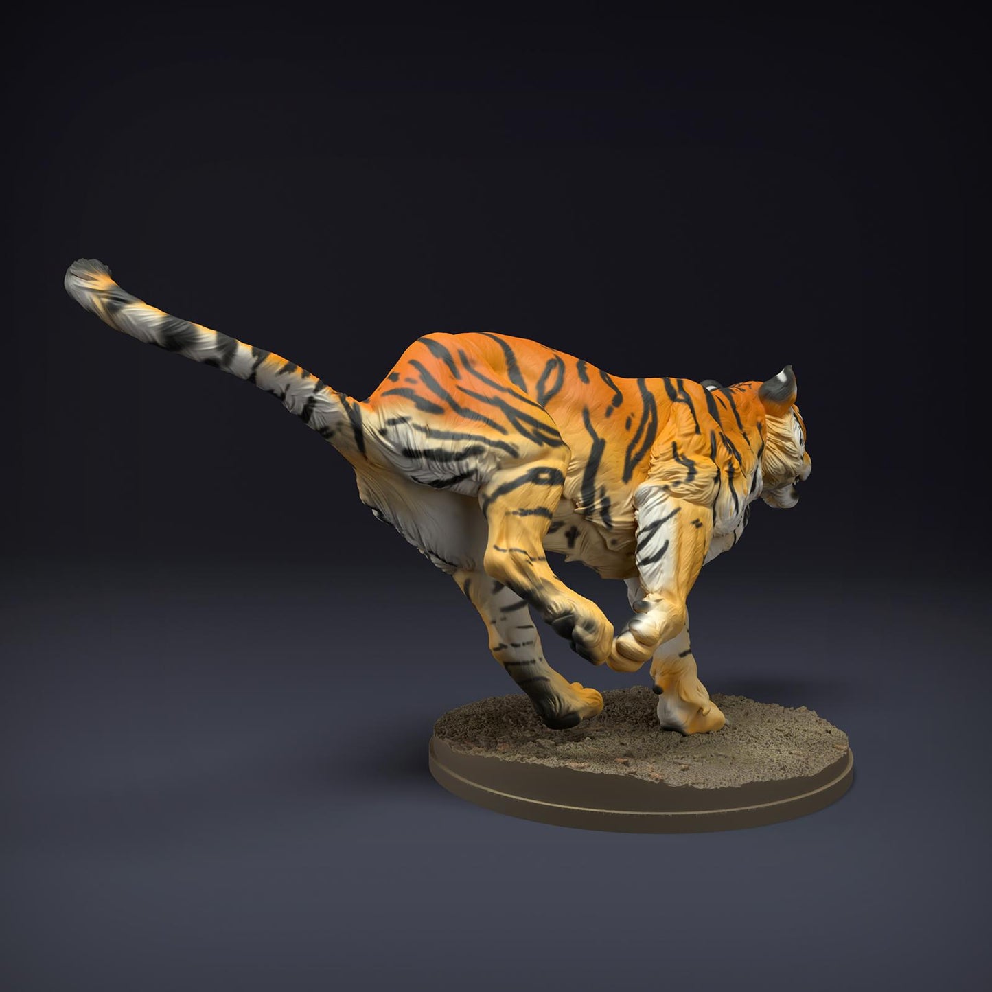 Produktfoto Tier Figur Diorama, Modellbau: 0: Wildtier Figur: laufender Bengalischer Tiger (Ref 01_01_82)
