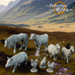 Produktfoto Tabletop 28mm The Printing Goes Ever On (TPGEO)  0: Bauernhof Tiere/ Viehzucht: Pferd, Kuh, Schaf, Schwein, Ziege und Hühner