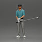 Diorama Modellbau Produktfoto 0: Diorama Figur: Miniatur-Golfer stehend mit Kappe, Handschuh und Golfschläger - Dioramafigur (Ref Nr. A143)