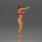 Diorama Modellbau Produktfoto 1: Diorama-Miniatur: Frau im Bikini macht Selfie am Strand, stehende Figur (Ref Nr. A69)