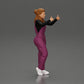 Diorama Modellbau Produktfoto 1: Stehendes, lächelndes Mädchen in Latzhose, beide Daumen hoch - Diorama-Figur (Ref Nr. A82)