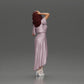 Diorama Modellbau Produktfoto 3: Miniatur-Figur: Frau im langen Brautkleid mit High Heels, elegant posierend (Ref Nr. A109)