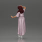 Diorama Modellbau Produktfoto 4: Miniatur-Figur: Frau im langen Brautkleid mit High Heels, elegant posierend (Ref Nr. A109)